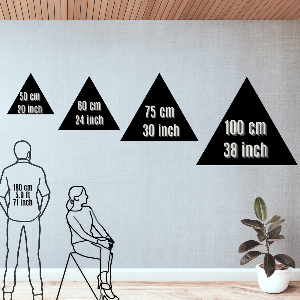 Mountain Lines Metal Wall Decor