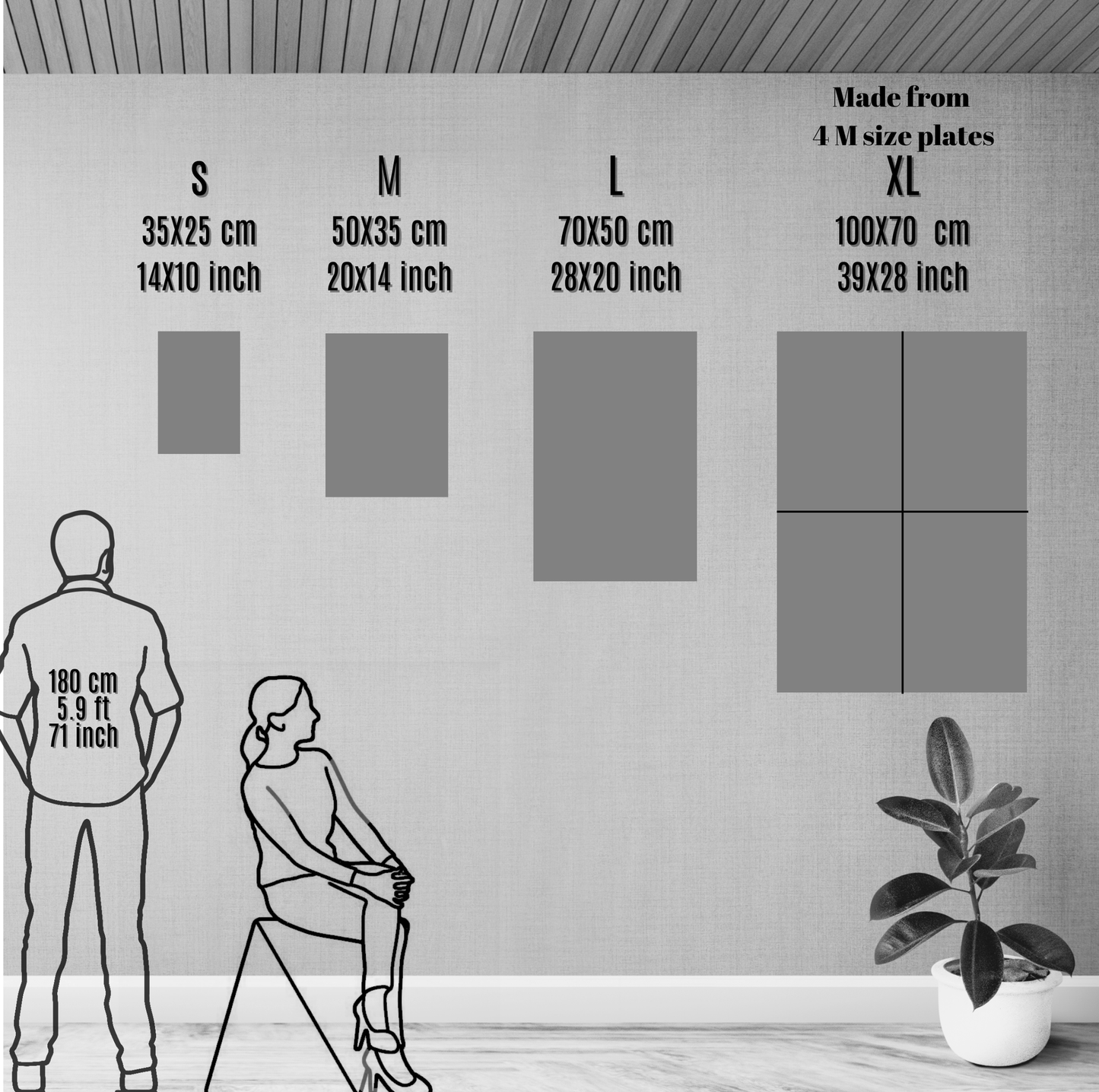 Cyberpunk Rider Metal Poster