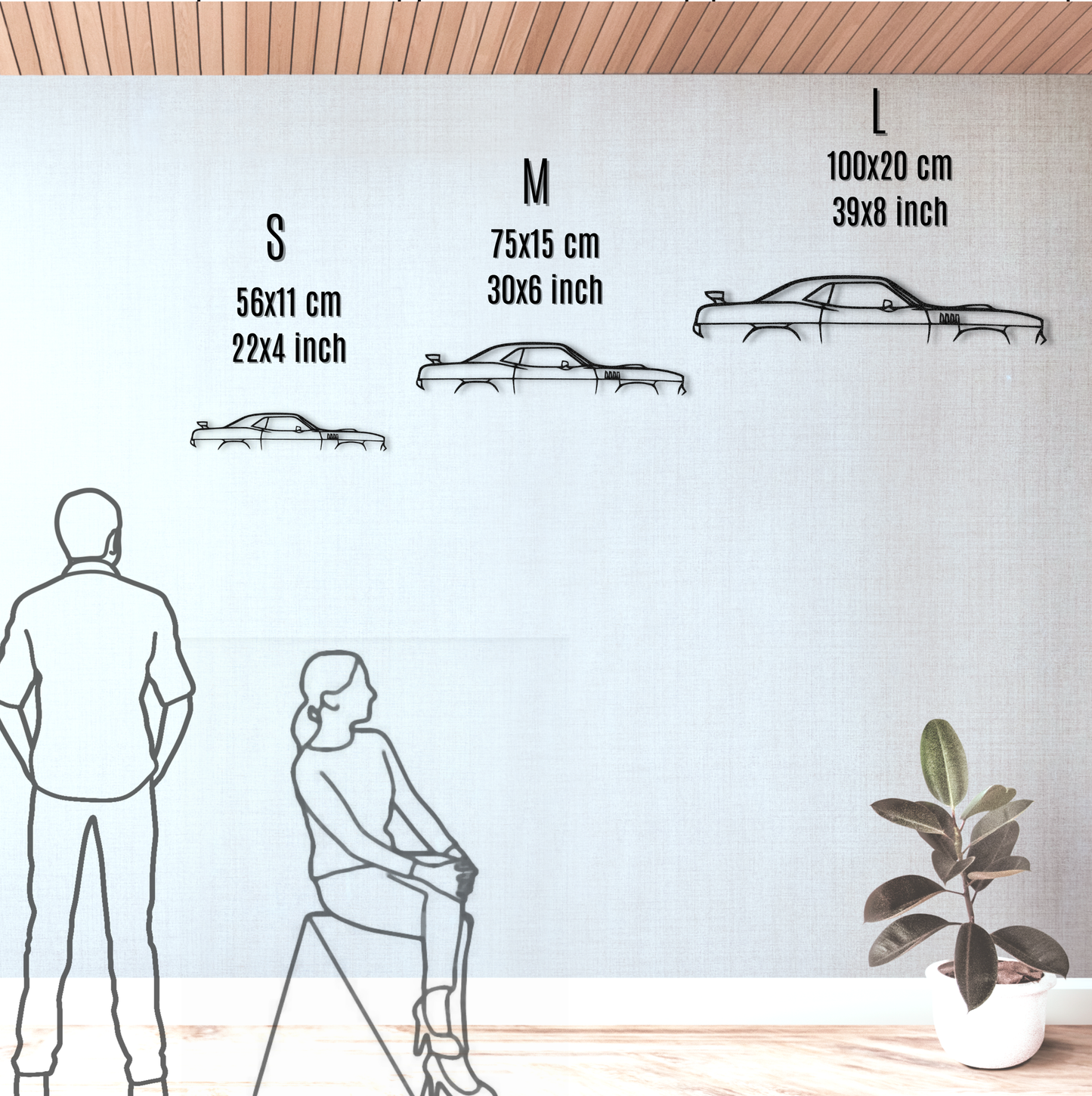 Plymouth Cuda Metal Wall Art