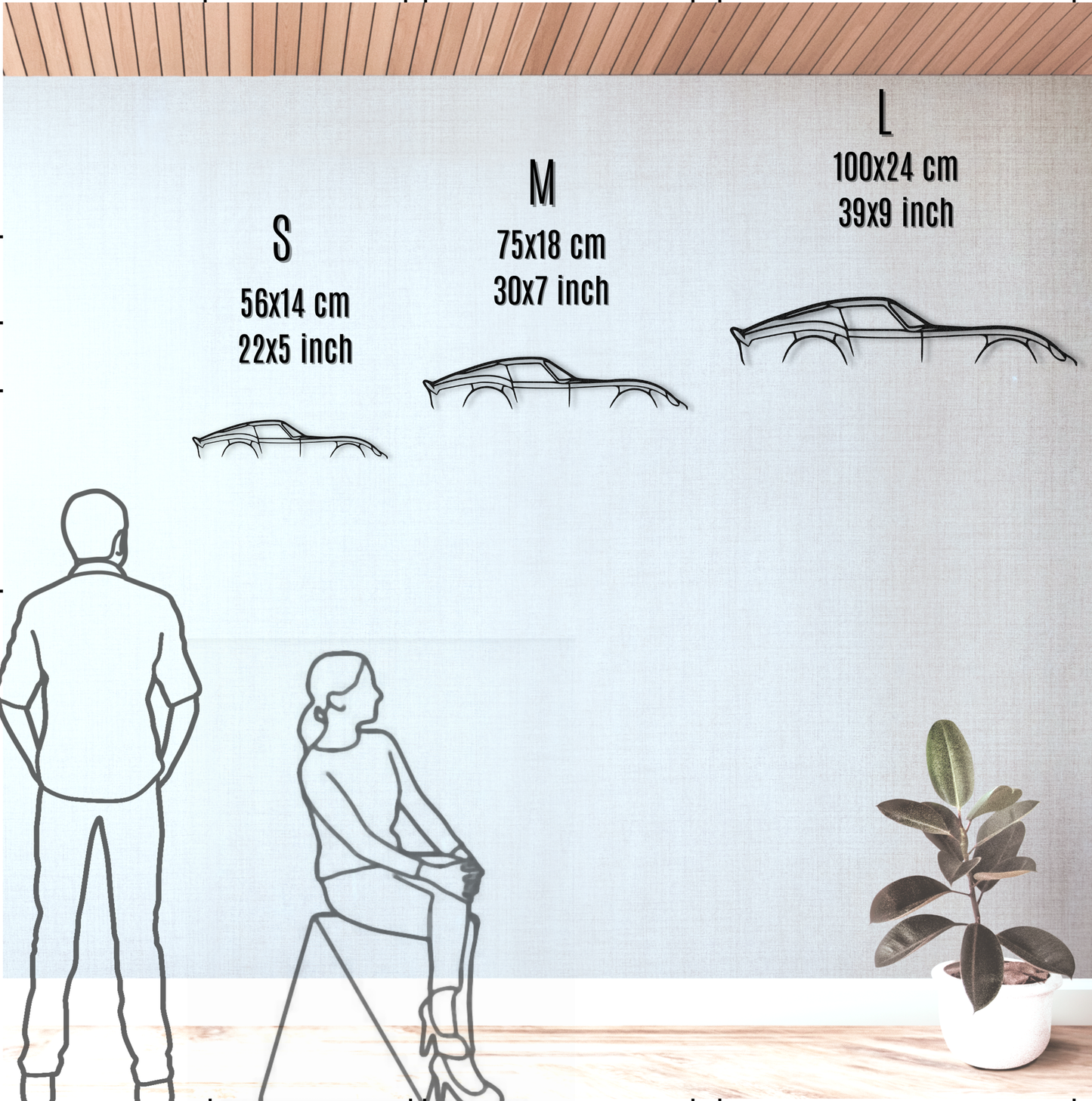 Ferrari 250 GTO Metal Wall Art