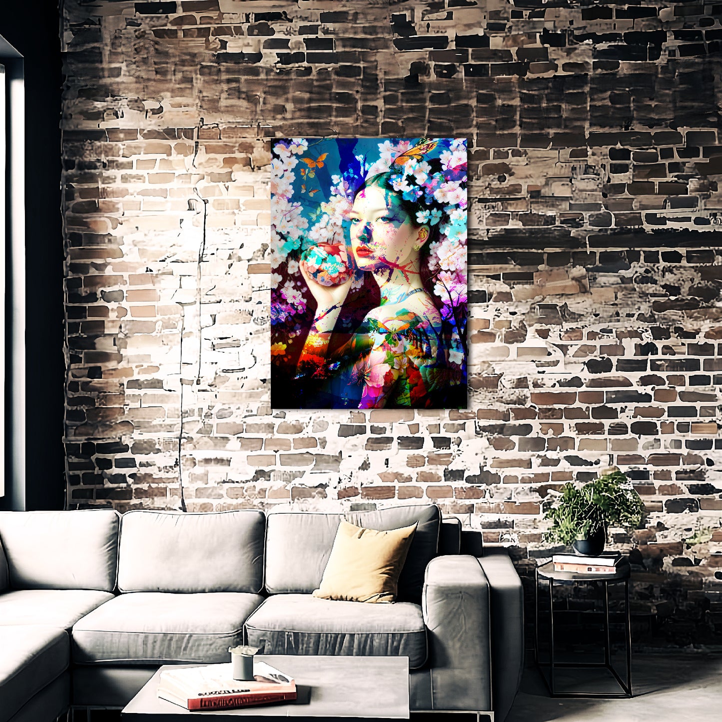 Apple Blossoms Digital Art Metal Poster