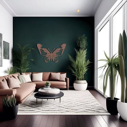 Beautifully Bold Butterfly Large Metal Wall Art