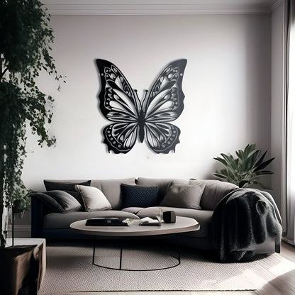 Butterfly Bouquet Large Metal Wall Art