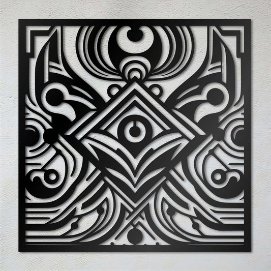 Elegant Abstract Metal Wall Art