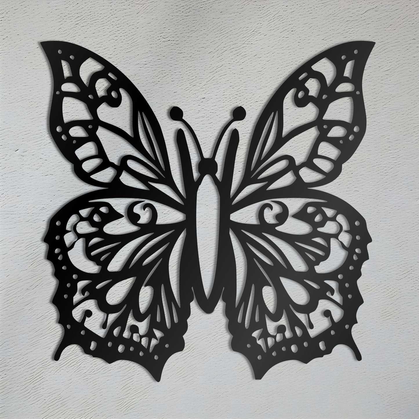 Fluttering Beauty Outdoor Metal Wall Art