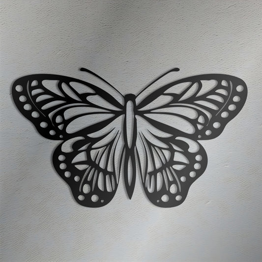 Garden Magic Butterfly Outdoor Metal Wall Art