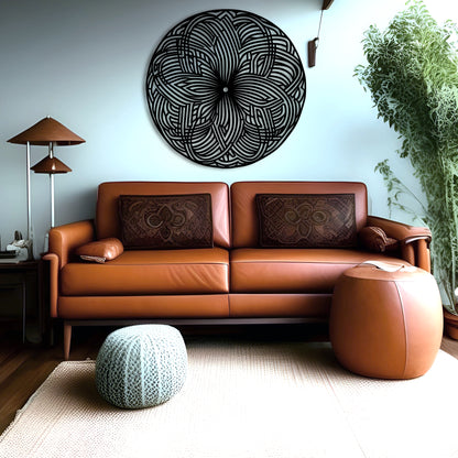 Intricate Mandala Wall Art - Detailed Circle Design