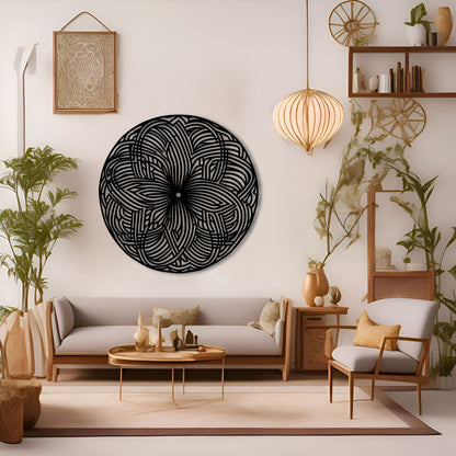 Intricate Mandala Wall Art - Detailed Circle Design