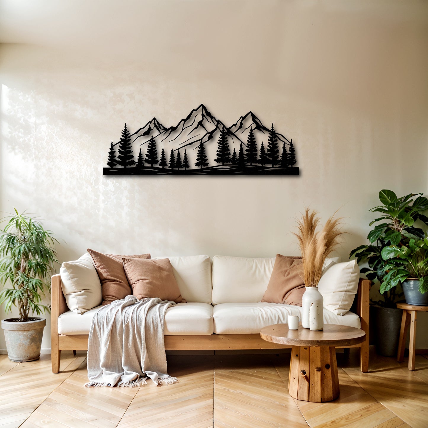 Mountain Metal Wall Art V1