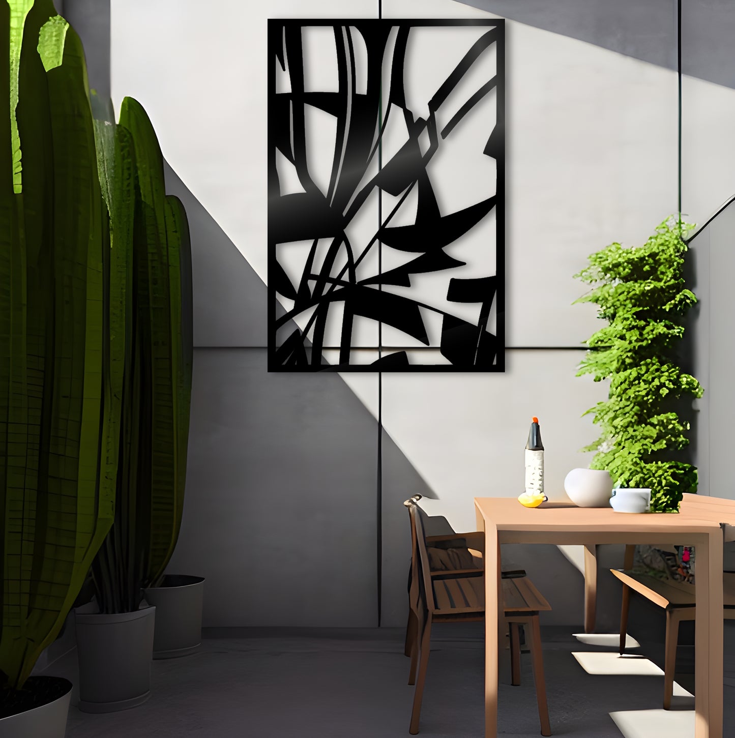 Outdoor Metal Wall Art - Abstract Harmony