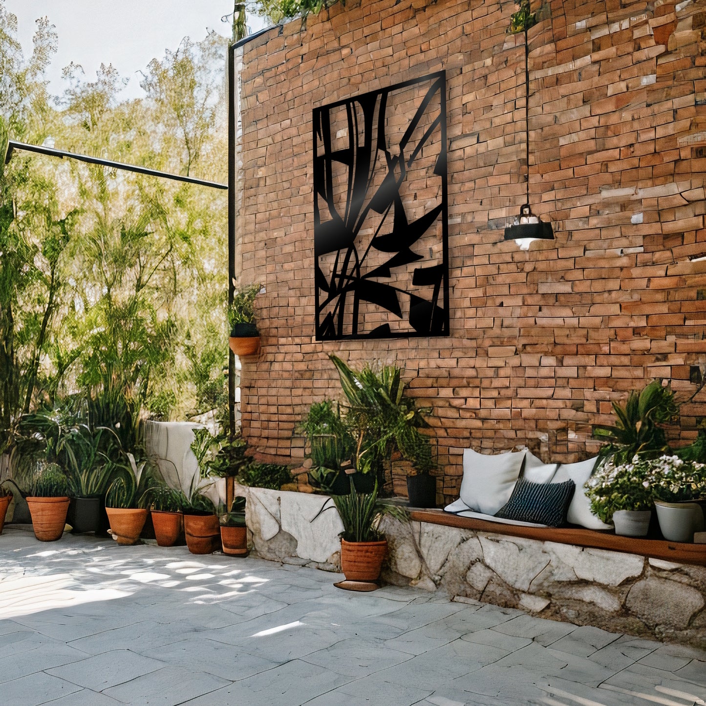 Outdoor Metal Wall Art - Abstract Harmony