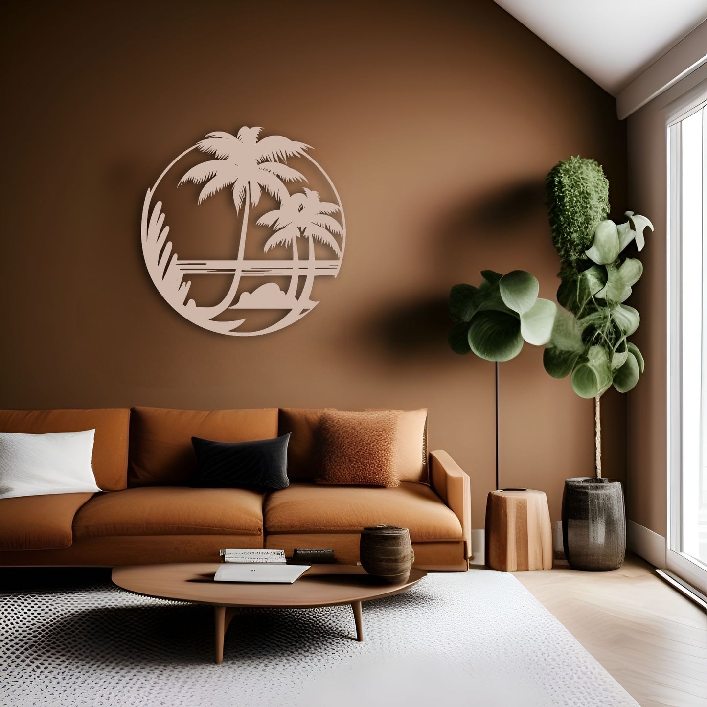 Palm Paradise Metal Wall Decor