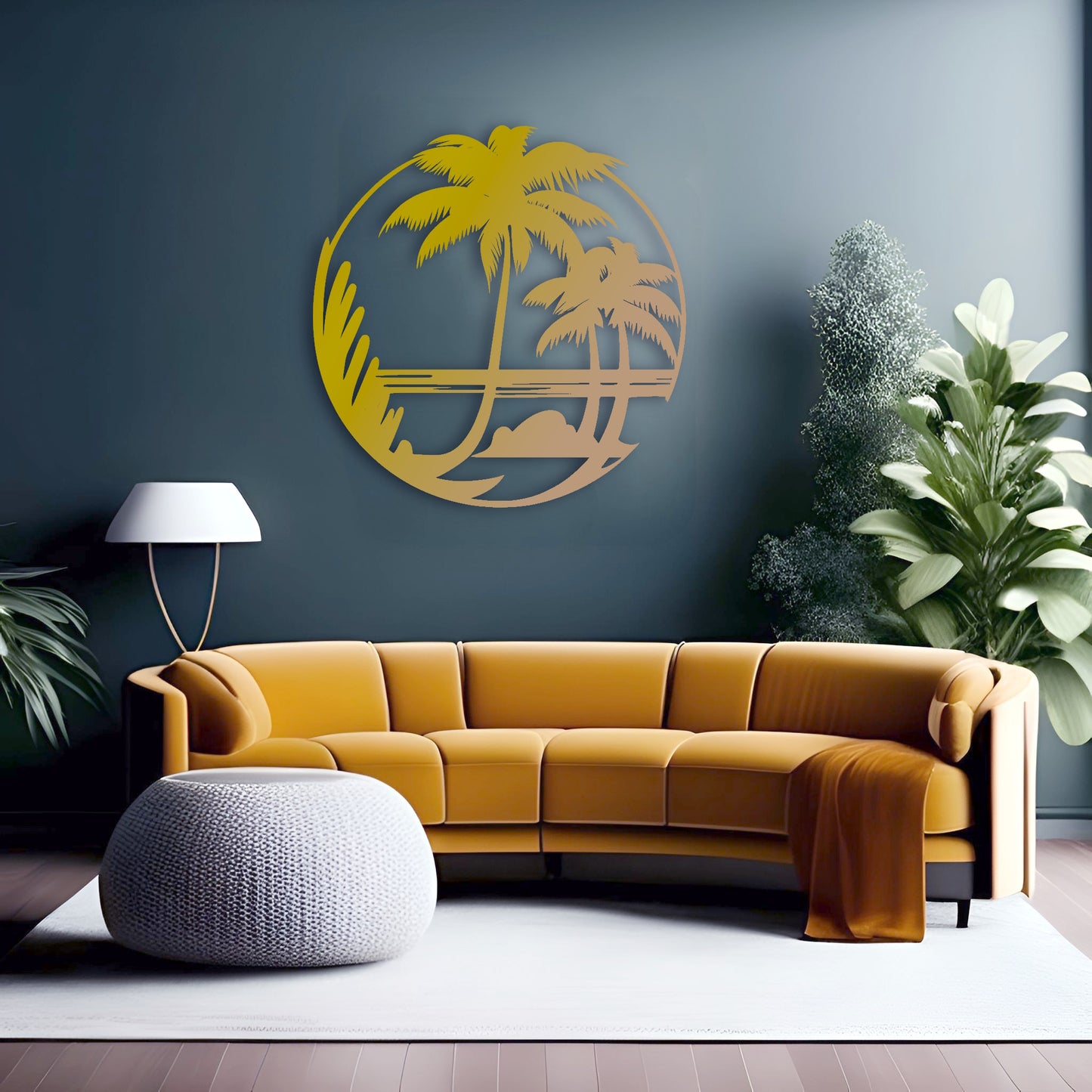 Palm Paradise Metal Wall Decor