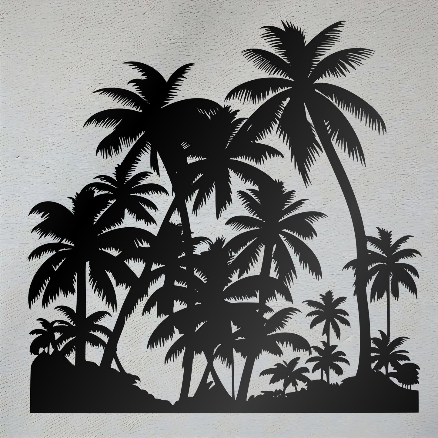 Tropical Island	Metal Wall Art Decor