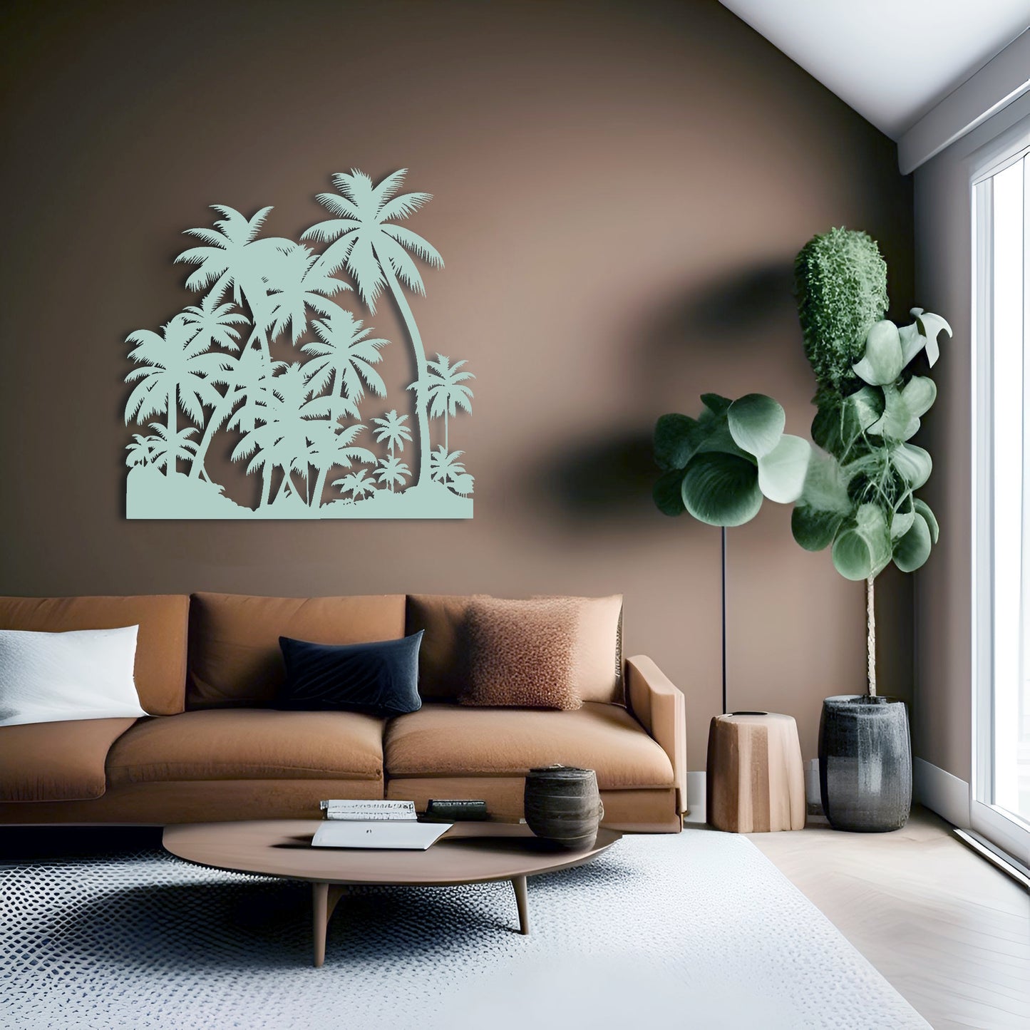 Tropical Island	Metal Wall Art Decor