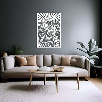 Tropical Vibes Metal Wall Art