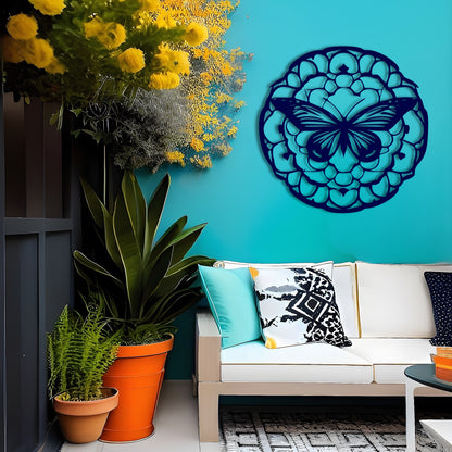 Wings of Wonder Symmetrical Butterfly Wall Art