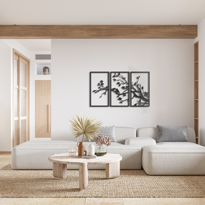 Tree Branch Metal Wall Art