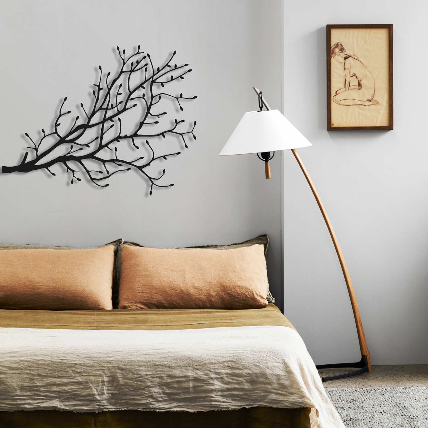 Tree Branch Metal Wall Art