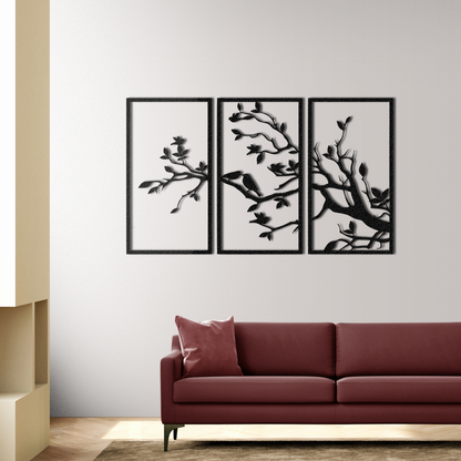 Tree Branch Metal Wall Art