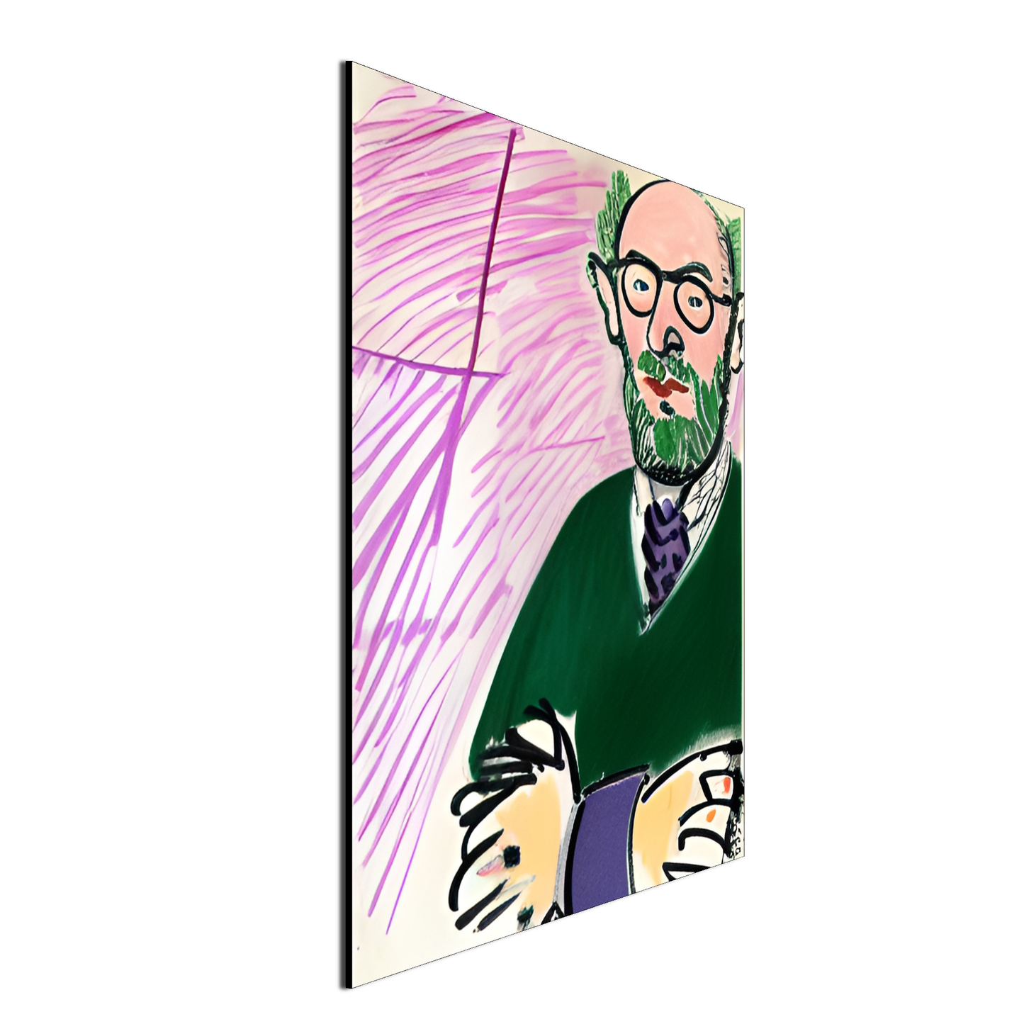 Henri Matisse Portrait Metal Poster