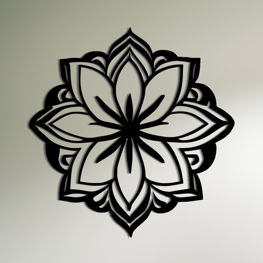 Exotic Blooms - Metal Wall Art Inspired by Moroccan and Balinese Folklore