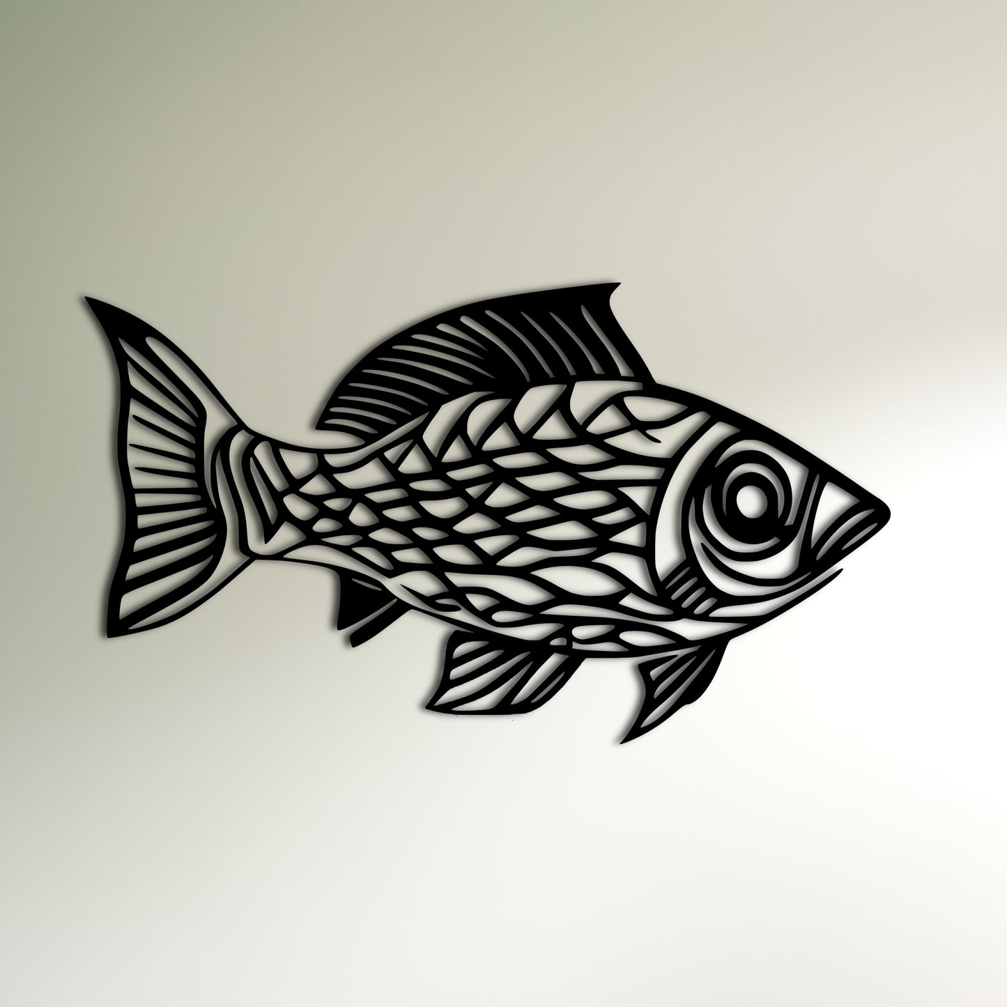 Fishop Art - Unique Metal Wall Art for Ocean Lovers and Fishing Enthusiasts