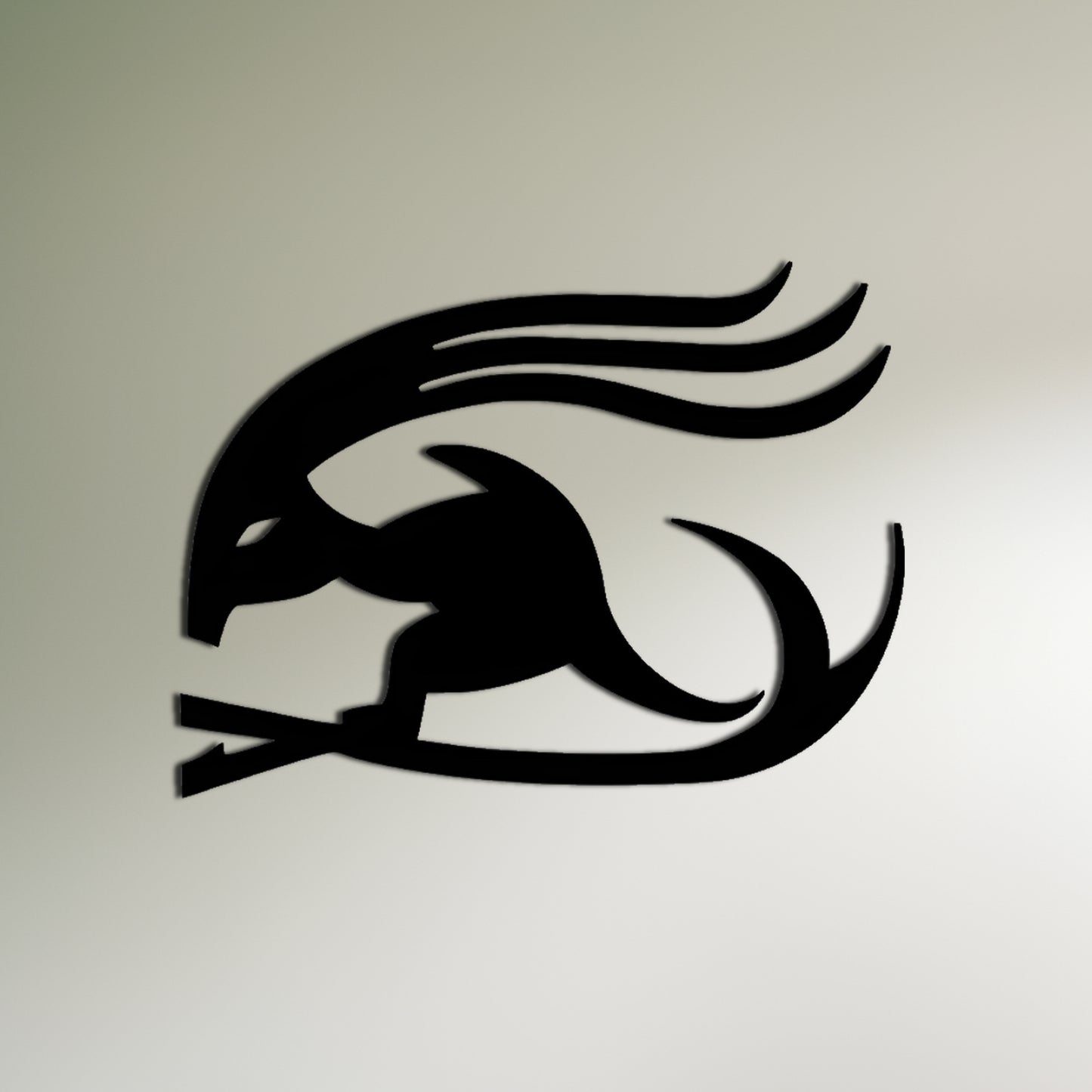 Hurufiyya Cave Painting Inspired Metal Wall Decor