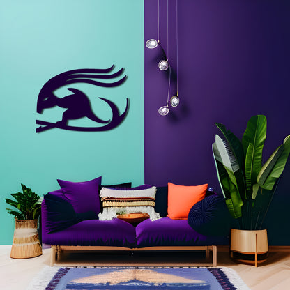 Hurufiyya Cave Painting Inspired Metal Wall Decor