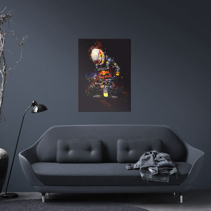 F1 Red Bull Metal Poster