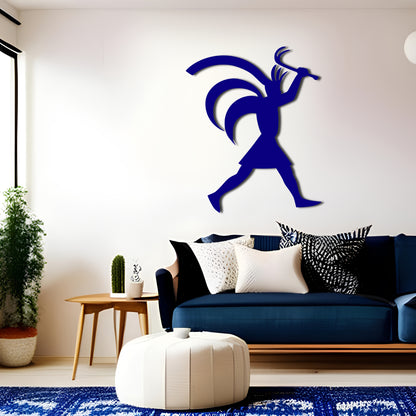 Kokopelli Viking - Metal Wall Art