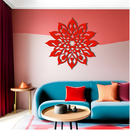 Samsara Flower Metal Wall Art