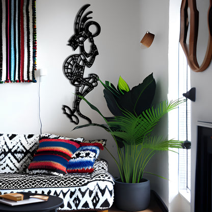 Tribal Kokopelli Line Art Wall Decor v2