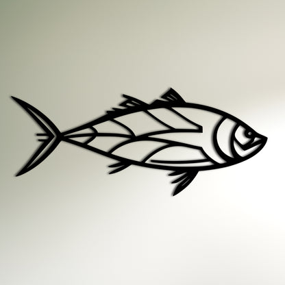 Tuna Fish Line Art - A Perfect Gift for Ocean Lovers