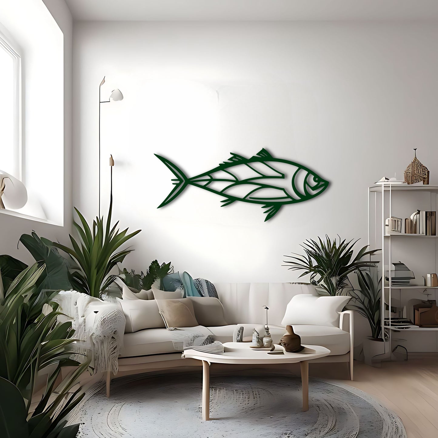 Tuna Fish Line Art - A Perfect Gift for Ocean Lovers