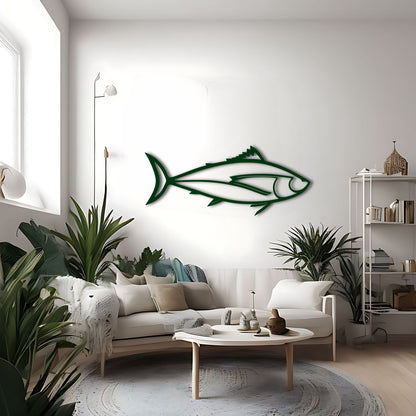 Tuna Fish Line Art A Stylish Gift for Fishing Enthusiasts