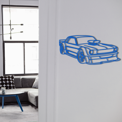 65 Mustang and Hoonicorn Metal Wall Art