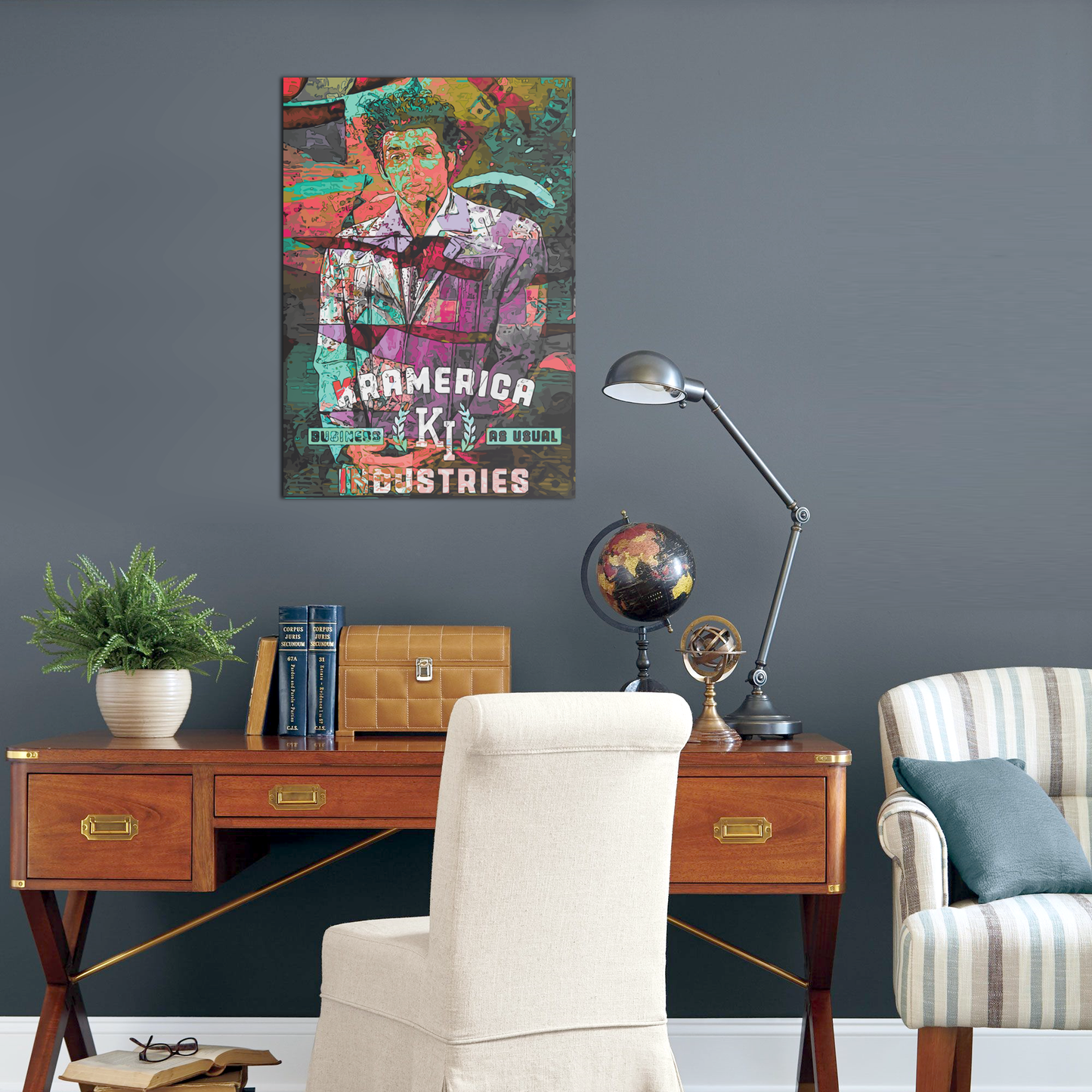 Cosmo Kramer Metal Poster