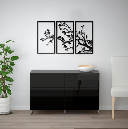 Tree Branch Metal Wall Art