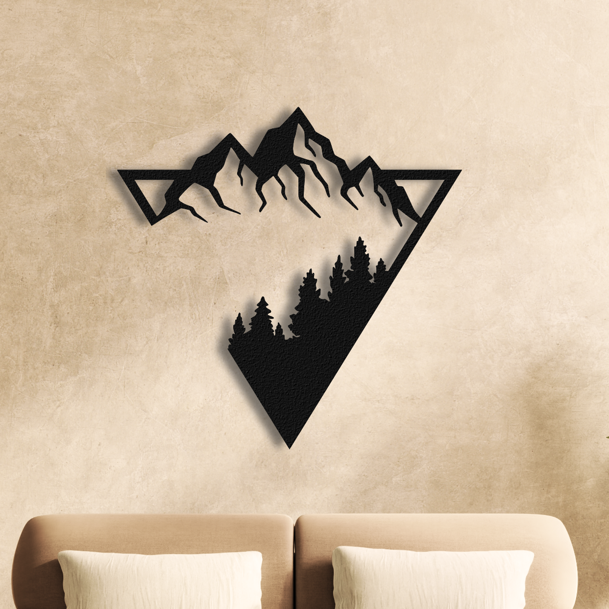 Mountain Metal Wall Art