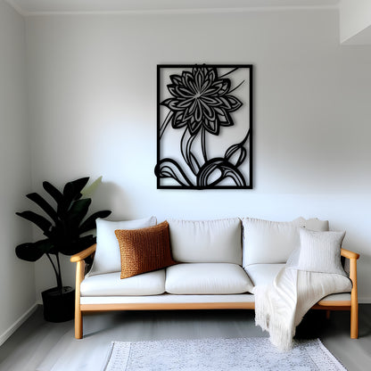 Flower v3 Metal Wall Art