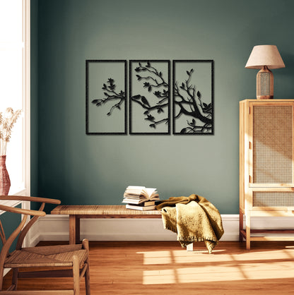 Tree Branch Metal Wall Art