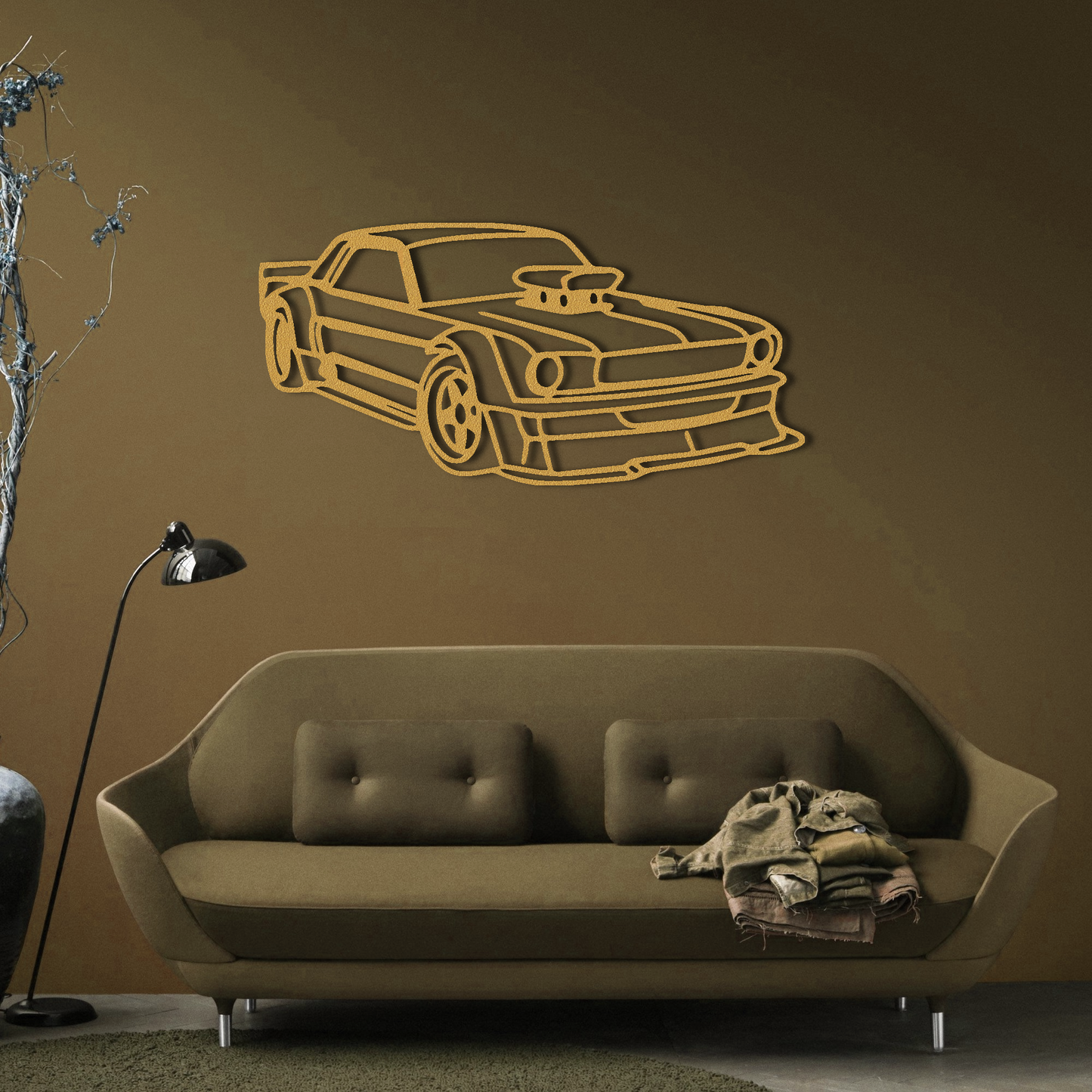 65 Mustang and Hoonicorn Metal Wall Art