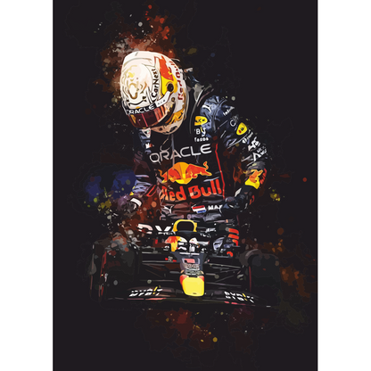 F1 Red Bull Metal Poster