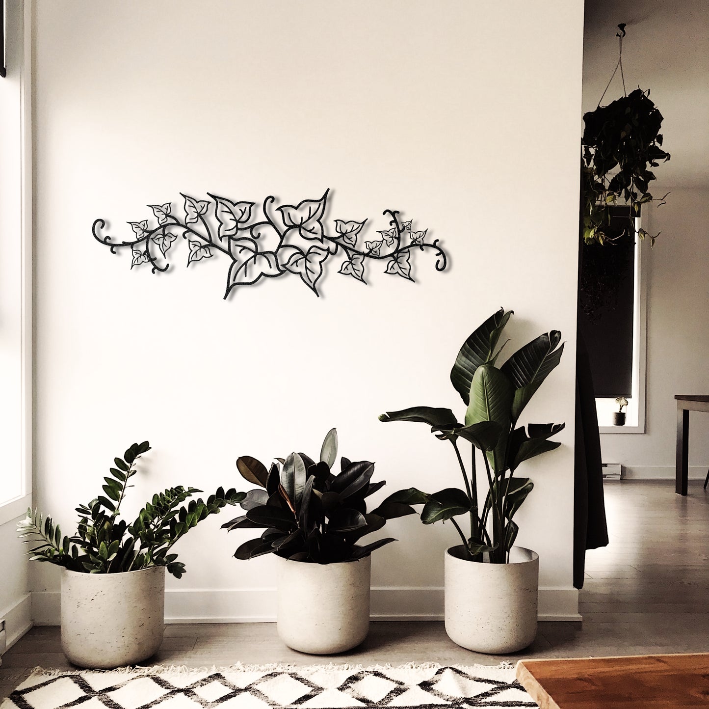 Ivy Leaf Metal Wall Art