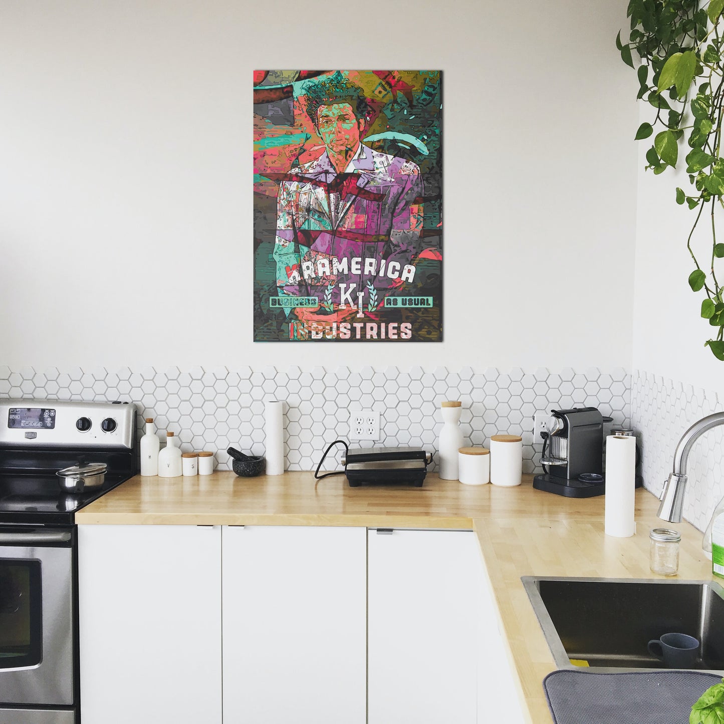 Cosmo Kramer Metal Poster