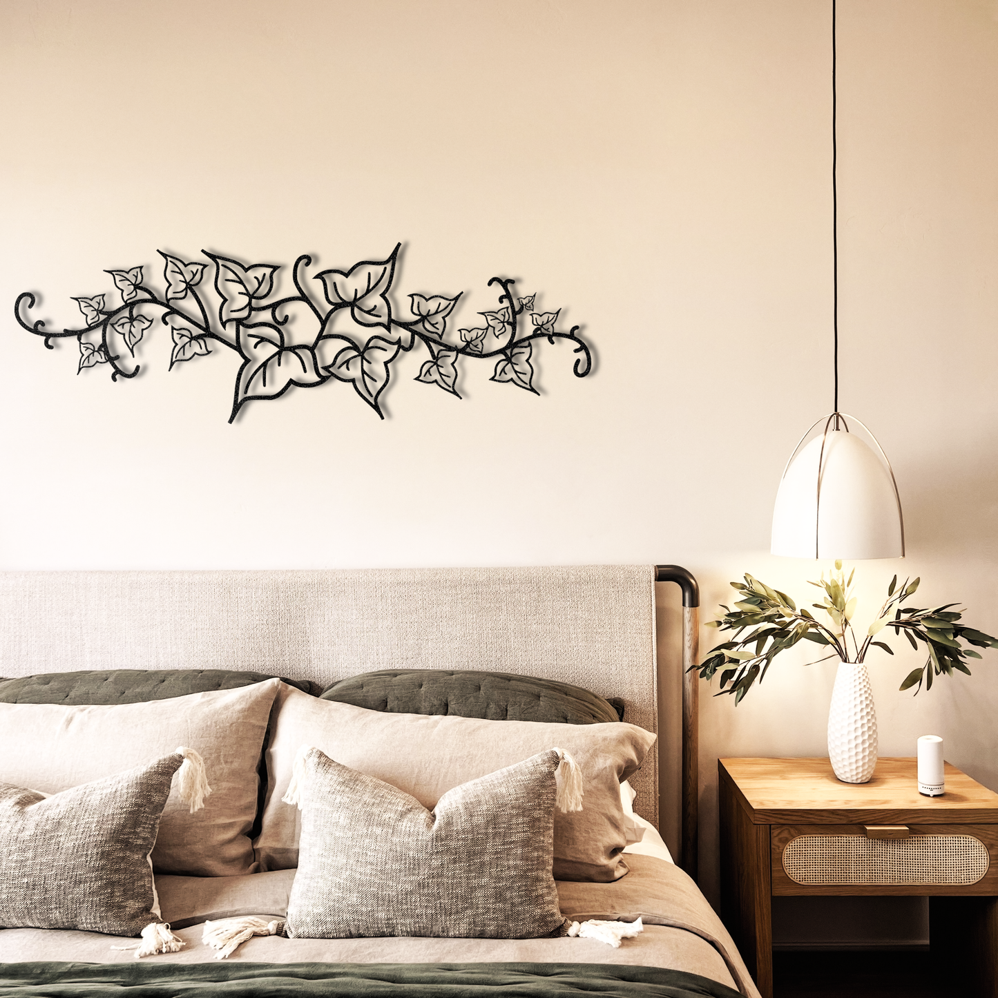 Ivy Leaf Metal Wall Art