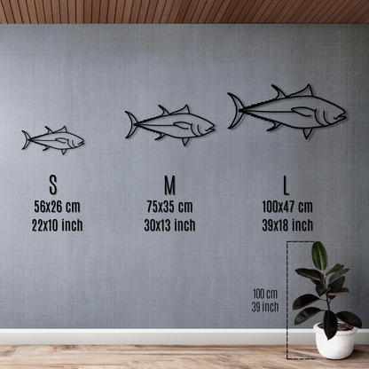 Bluefin Tuna Metal Wall Art