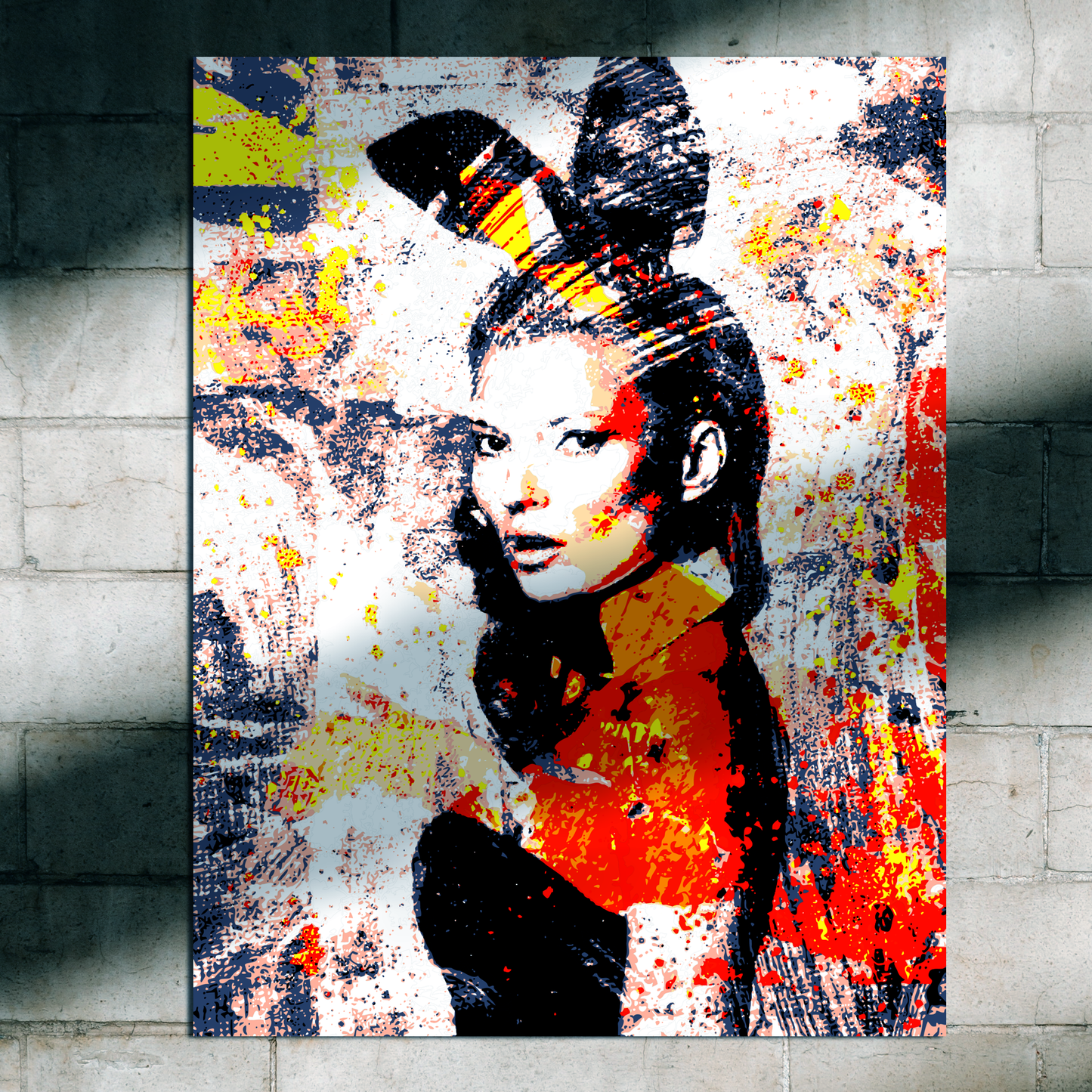 Kate Moss Playboy Metal Poster